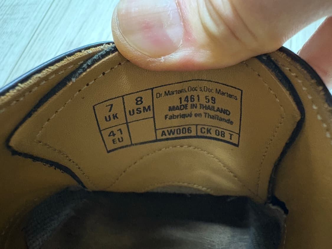 닥터마틴 1461 3홀 스무스 260 상품이미지7