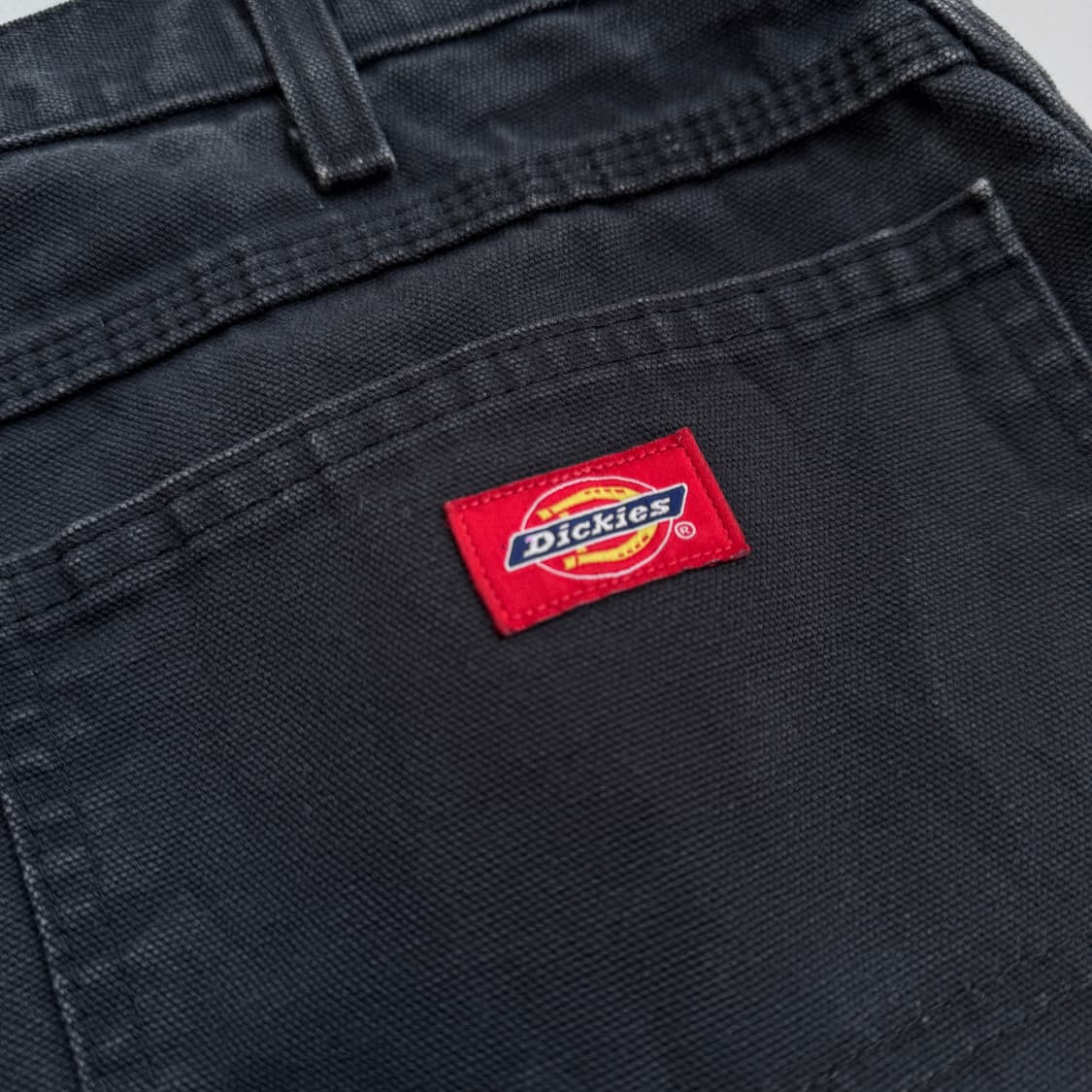 디키즈 OG 덕캔버스 카펜터 와이드 워크팬츠 블랙 상품이미지7