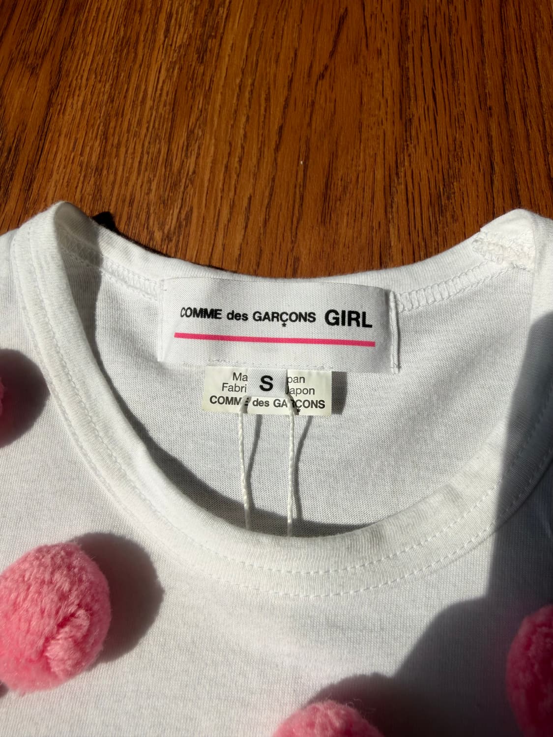 꼼데가르송 GIRL 18SS 폼폼 티셔츠 상품이미지5