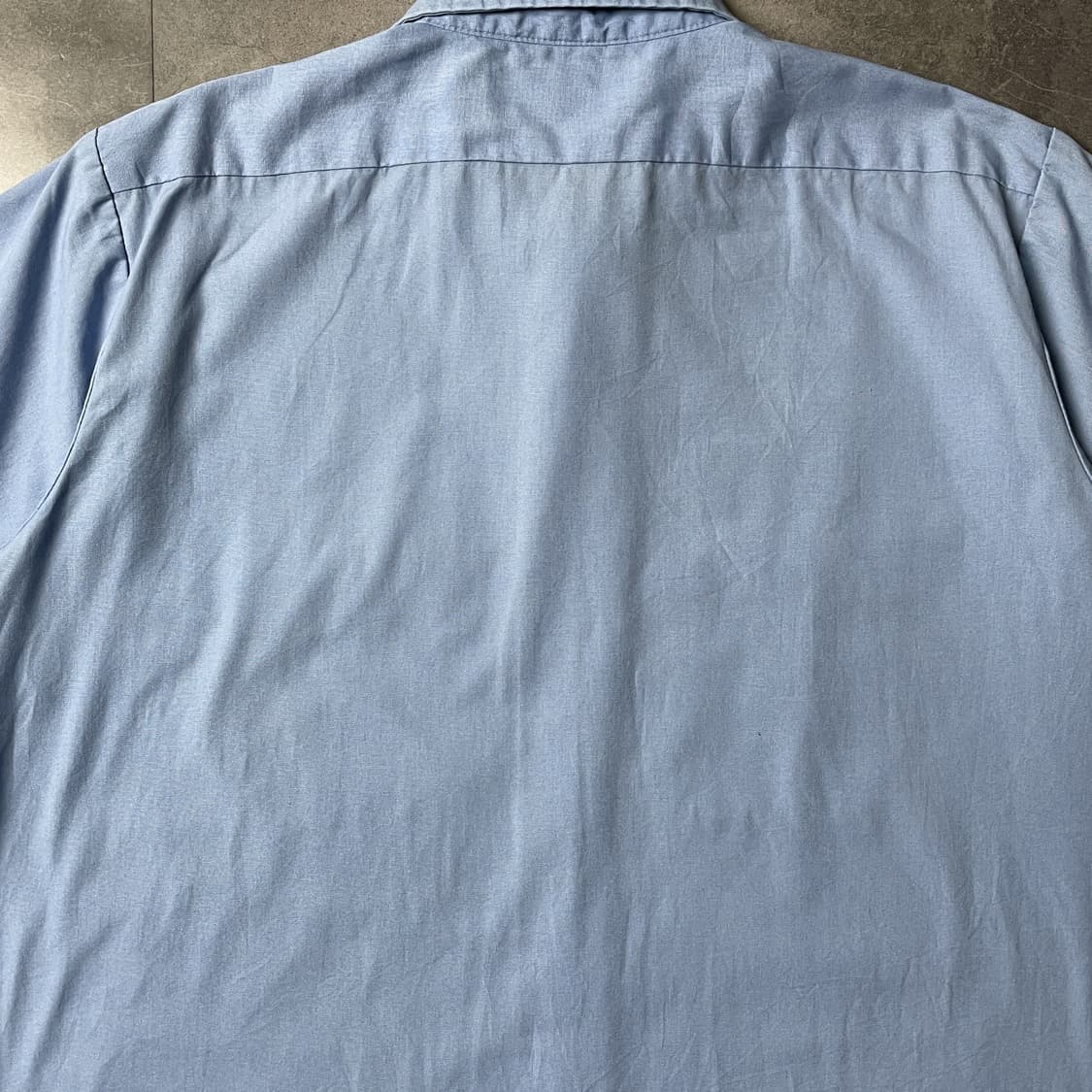 DICKIES 00s 디키즈 라이트블루 프린팅 반팔 워크셔츠 A01049 상품이미지8
