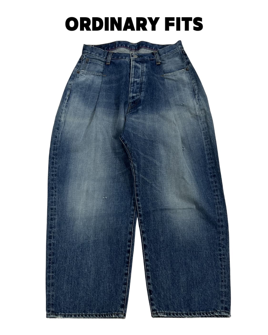 (28) 오디너리핏츠 중청 와이드 앵클 데님 팬츠 상품이미지1