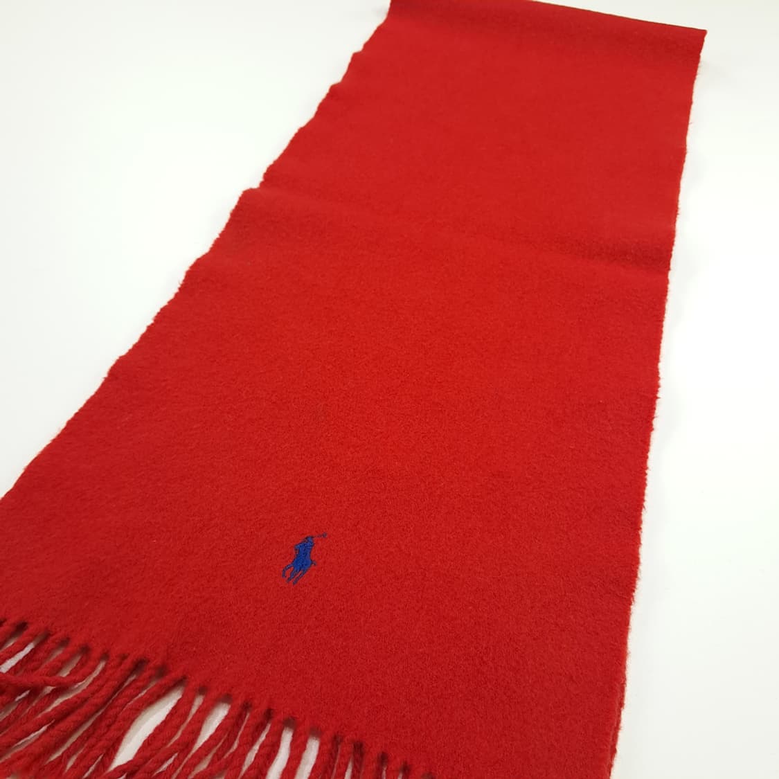 MX190 폴로 랄프로렌 레드 램스울 목도리 머플러 상품이미지2