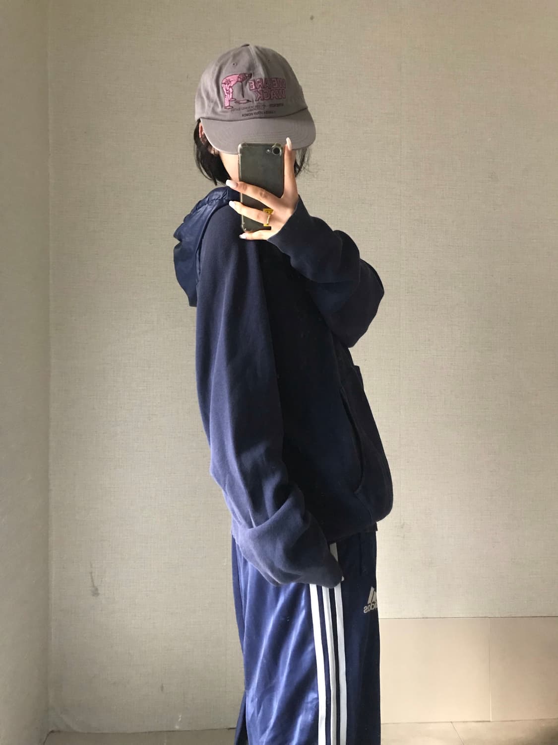 아디다스 네이비 니트집업 상품이미지5