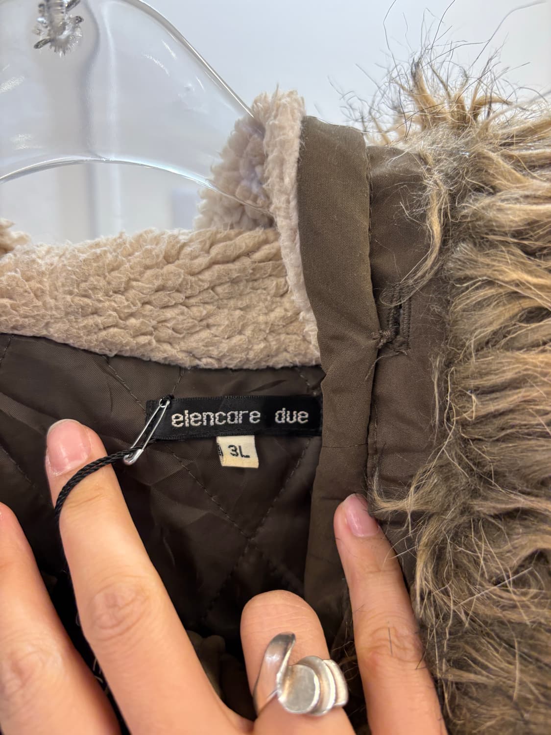 Elencore due long zip up jacket 상품이미지6