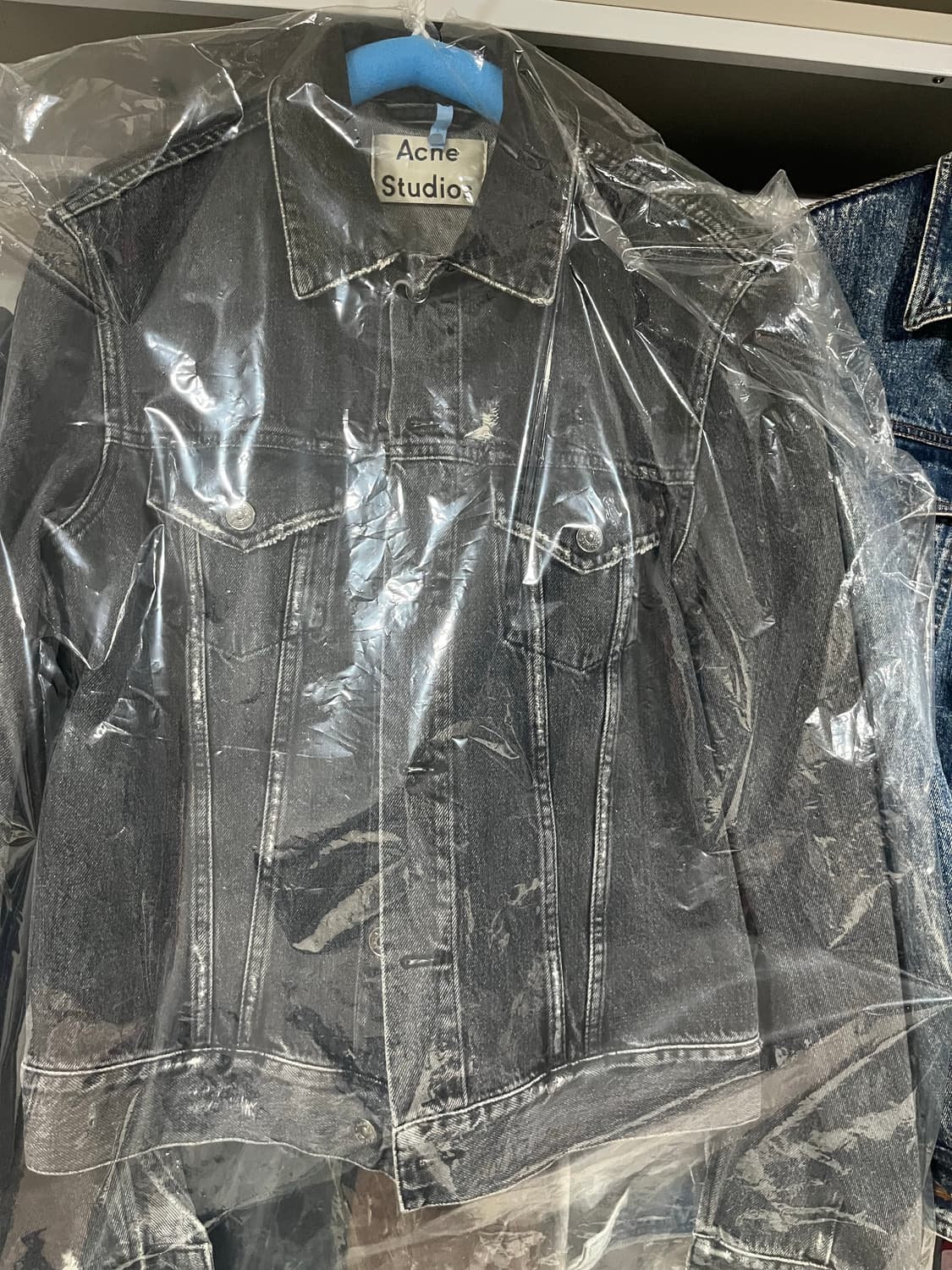 아크네 스튜디오 블랙 데님 자켓 46 상품이미지2