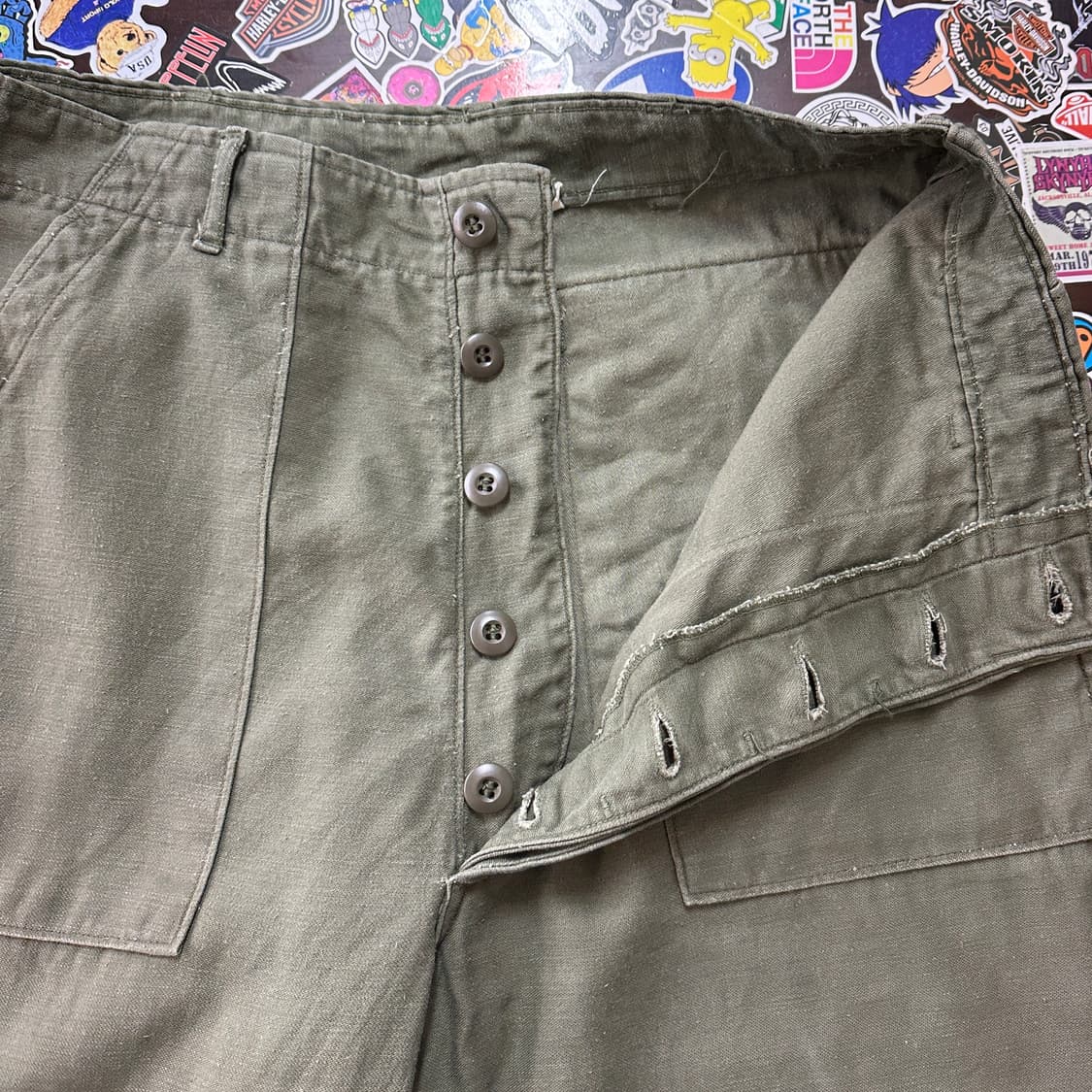 70s 미군 OG-107 퍼티그 팬츠 34 상품이미지7