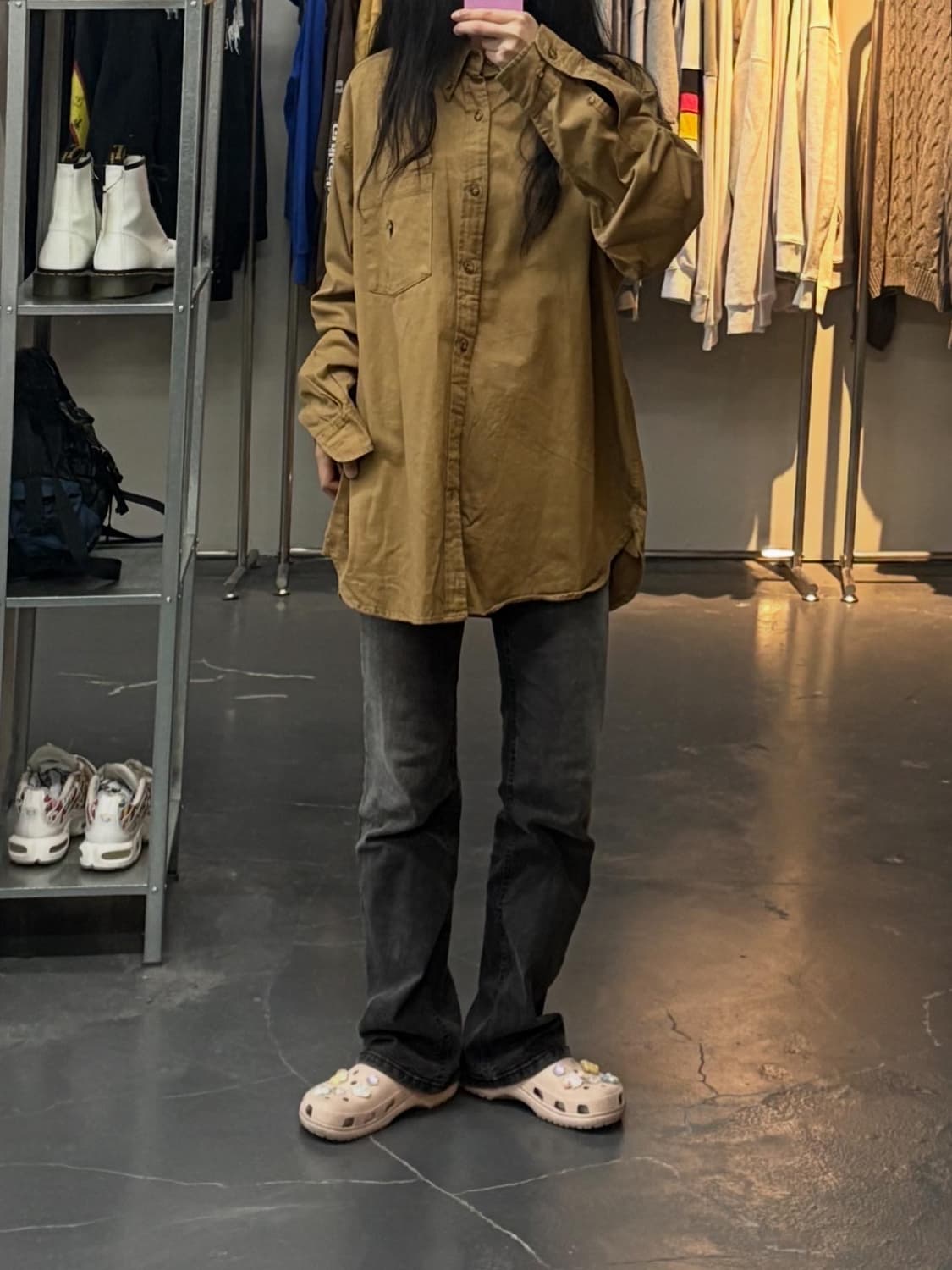 폴로랄프로렌 포니로고 딥브라운 셔츠 A2783 상품이미지1