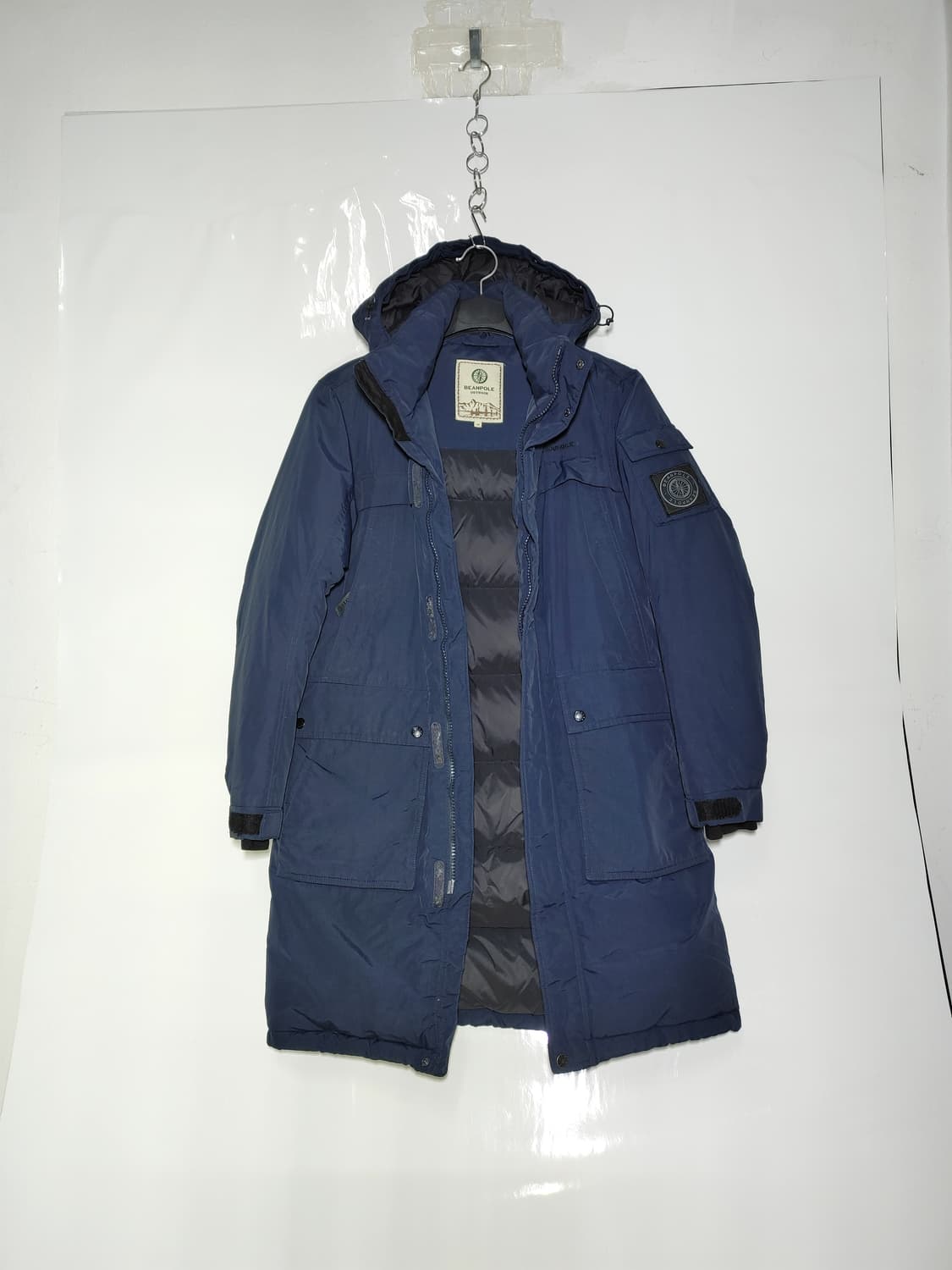 BEANPOLE OUTDOOR 빈폴아웃도어 오리털 후드 롱패딩 상품이미지1