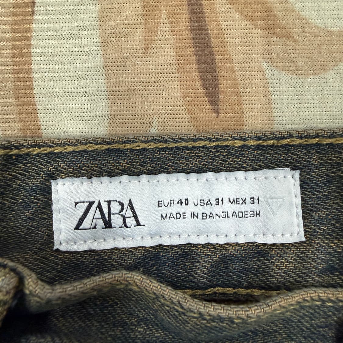 (31)자라ZARA 녹워싱 와이드 데님팬츠 상품이미지2