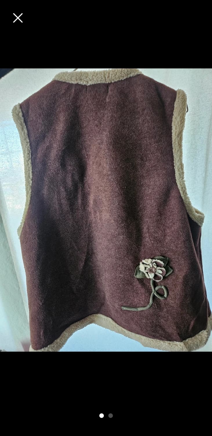 빈티지 양털 조끼 상품이미지2