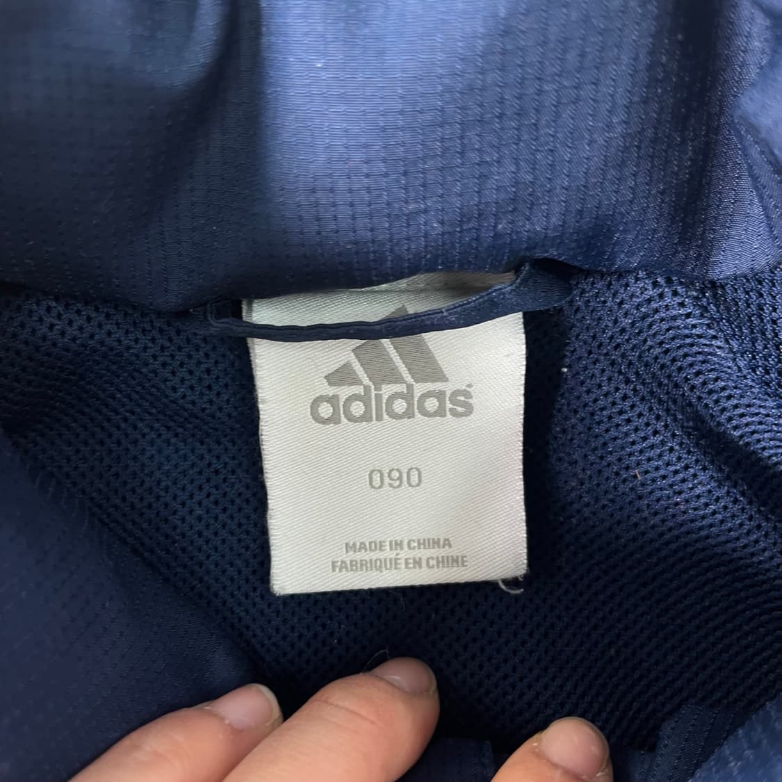 100 아디다스 첼시 10-11 빅로고 바람막이 자켓  상품이미지4