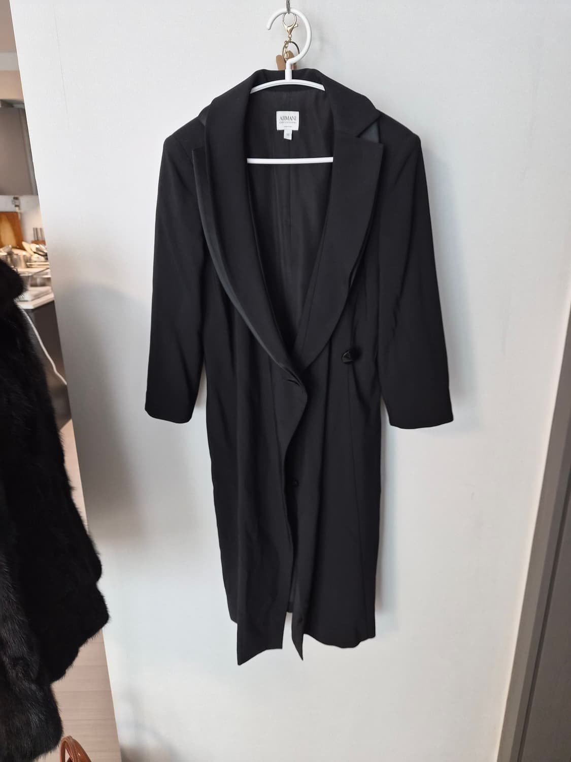 [정품/신세계] 아르마니 꼴레지오니 여성 울 롱코트 (38/슬림55) 상품이미지1