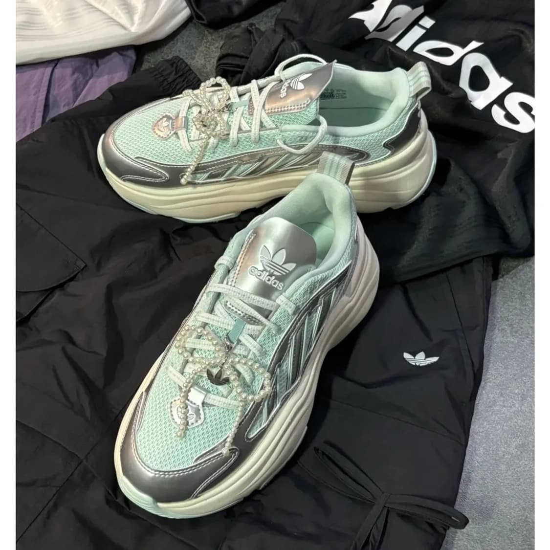 아디다스오즈가이아 크림민트225사이즈 새상품 JS1661 상품이미지7