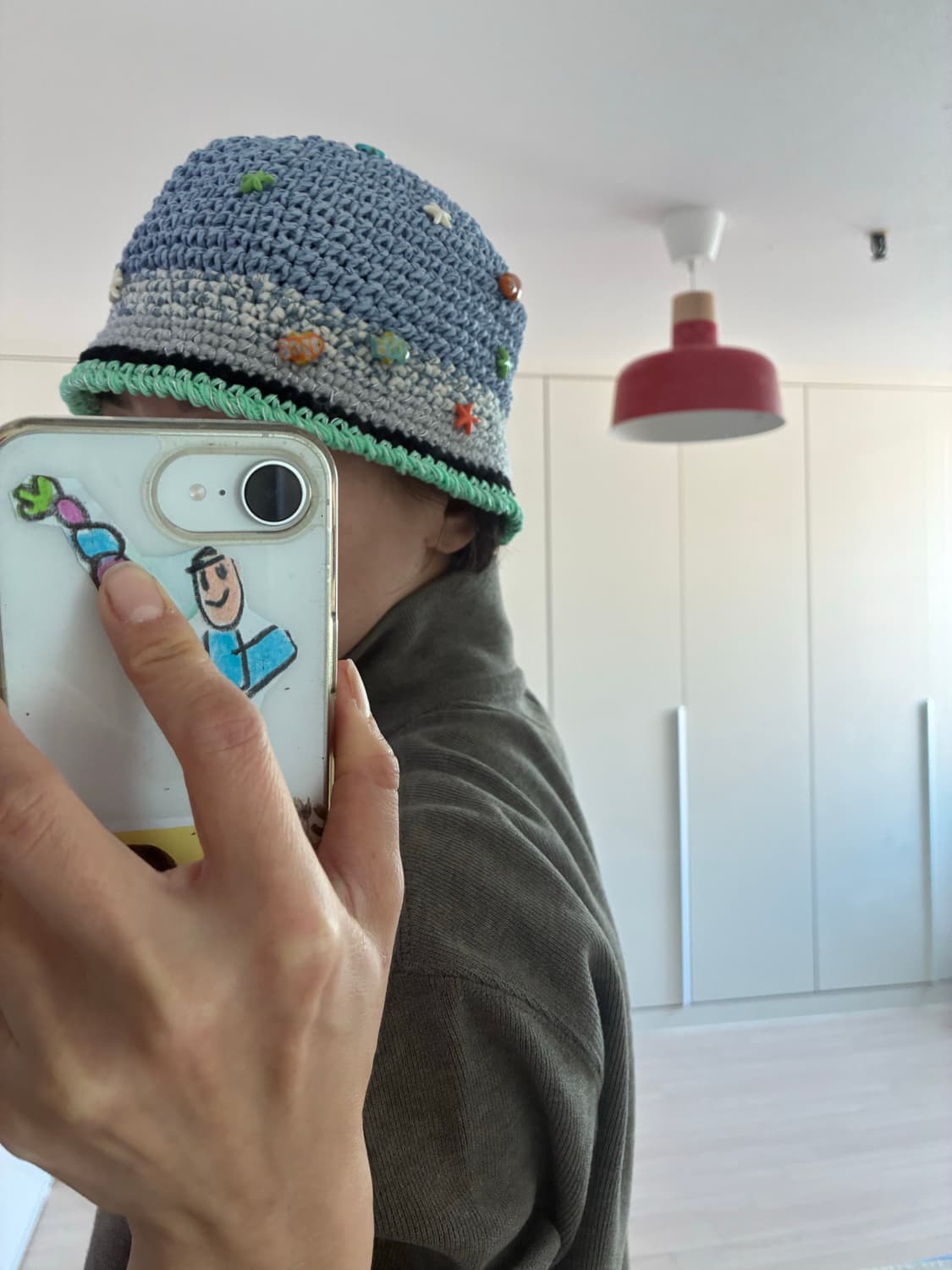 미수아바흐브 봄~가을용 모자 민트컨디션 상품이미지4