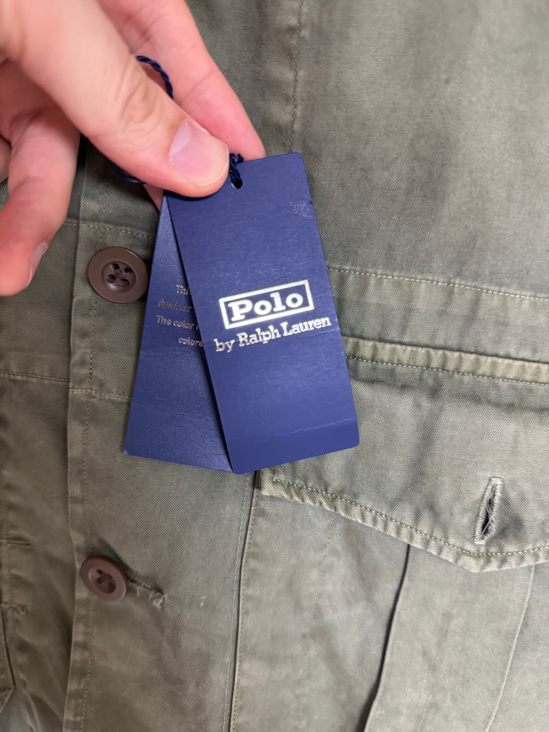 L 폴로 랄프로렌 m43 트윌 유틸리티 오버 카키 셔츠 자켓 상품이미지9