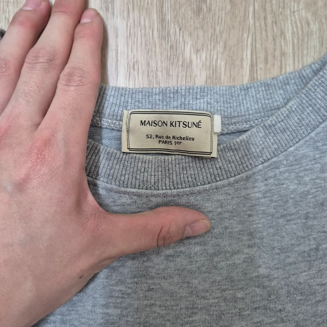 메종키츠네 폭스헤드 로고 맨투맨 상품이미지5