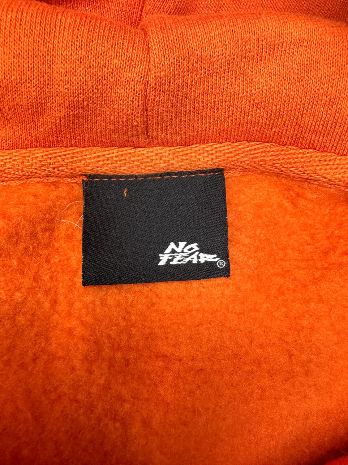 빈티지 00s 노피어 Nofear 드래곤 플레임 후디 후드티 L 상품이미지5