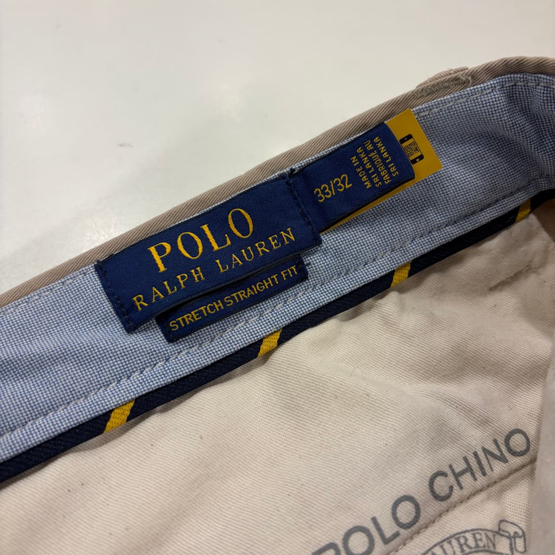 [33x32] 폴로 랄프로렌 치노 베이지 면바지 B249 상품이미지8