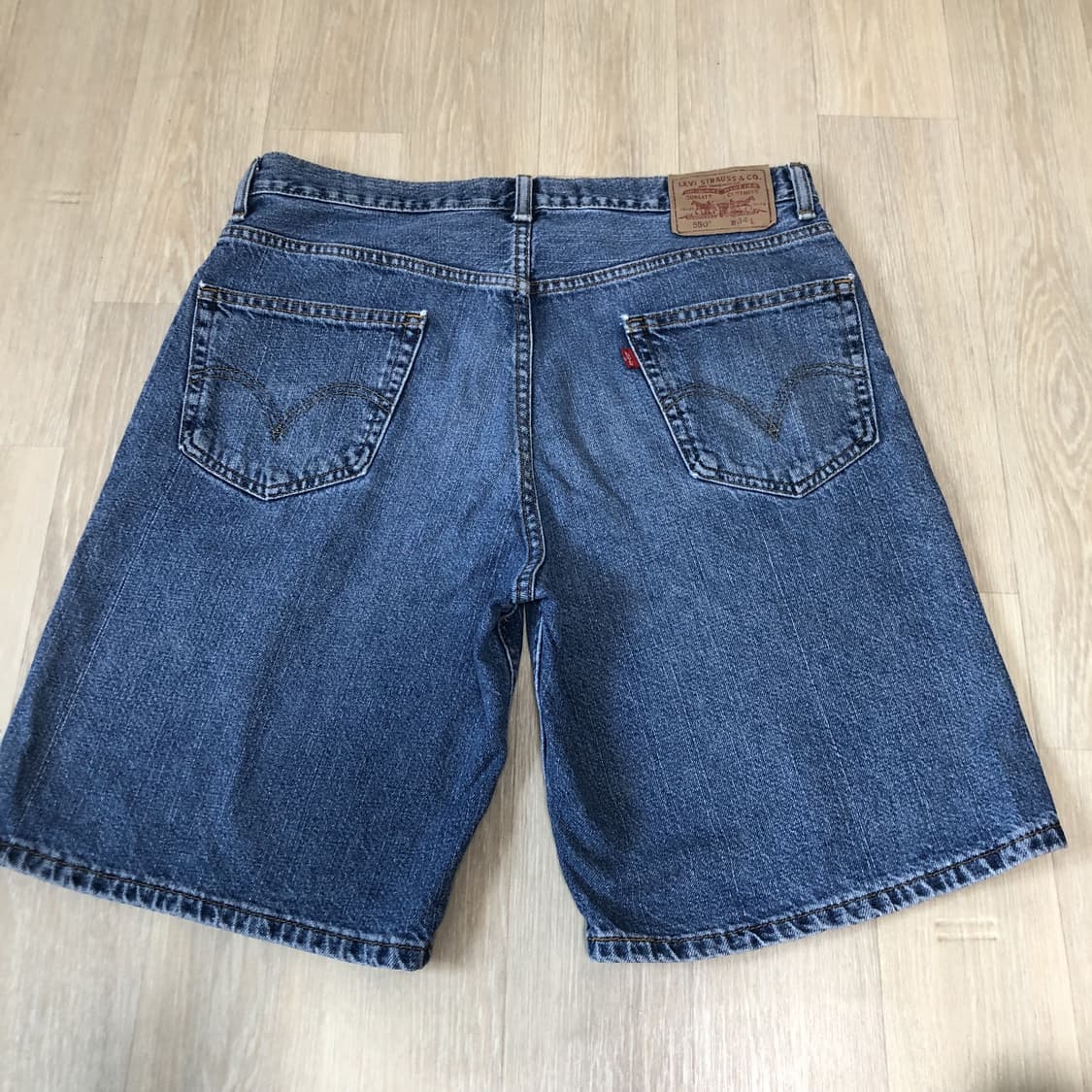 (34) 리바이스 Levi's 550 릴렉스드핏 워시드 쇼츠 반바지 상품이미지8