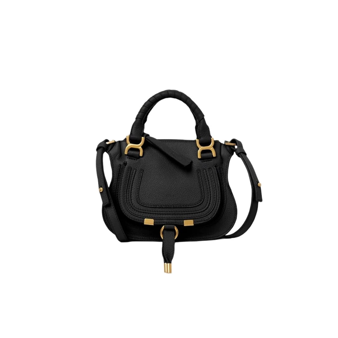 끌로에 마르씨 미니 더블 캐리백 블랙 상품이미지1