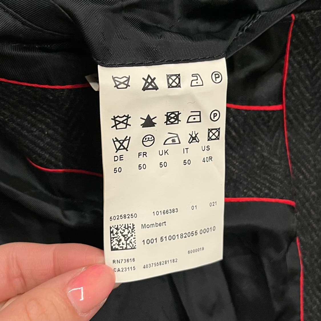 [정품/50] 휴고보스 남성 코트 b10 상품이미지6