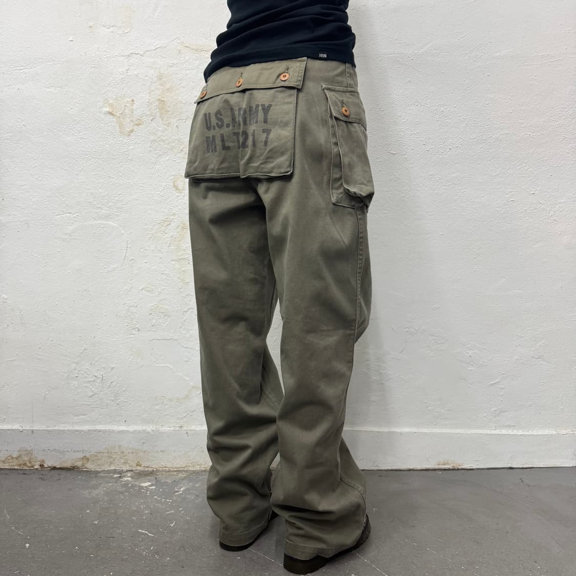 TONGS 올리브컬러 스텐실 M44 필드 트라우저 팬츠 상품이미지2