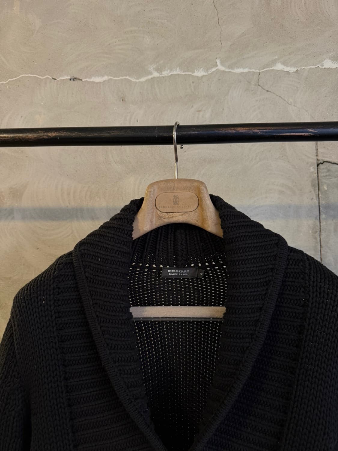 버버리 블랙라벨 숄칼라 가디건 100 상품이미지7