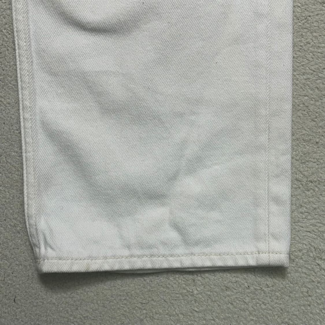 COS 루즈 스트레이트 레그 하이 라이즈 화이트 팬츠 25 상품이미지3