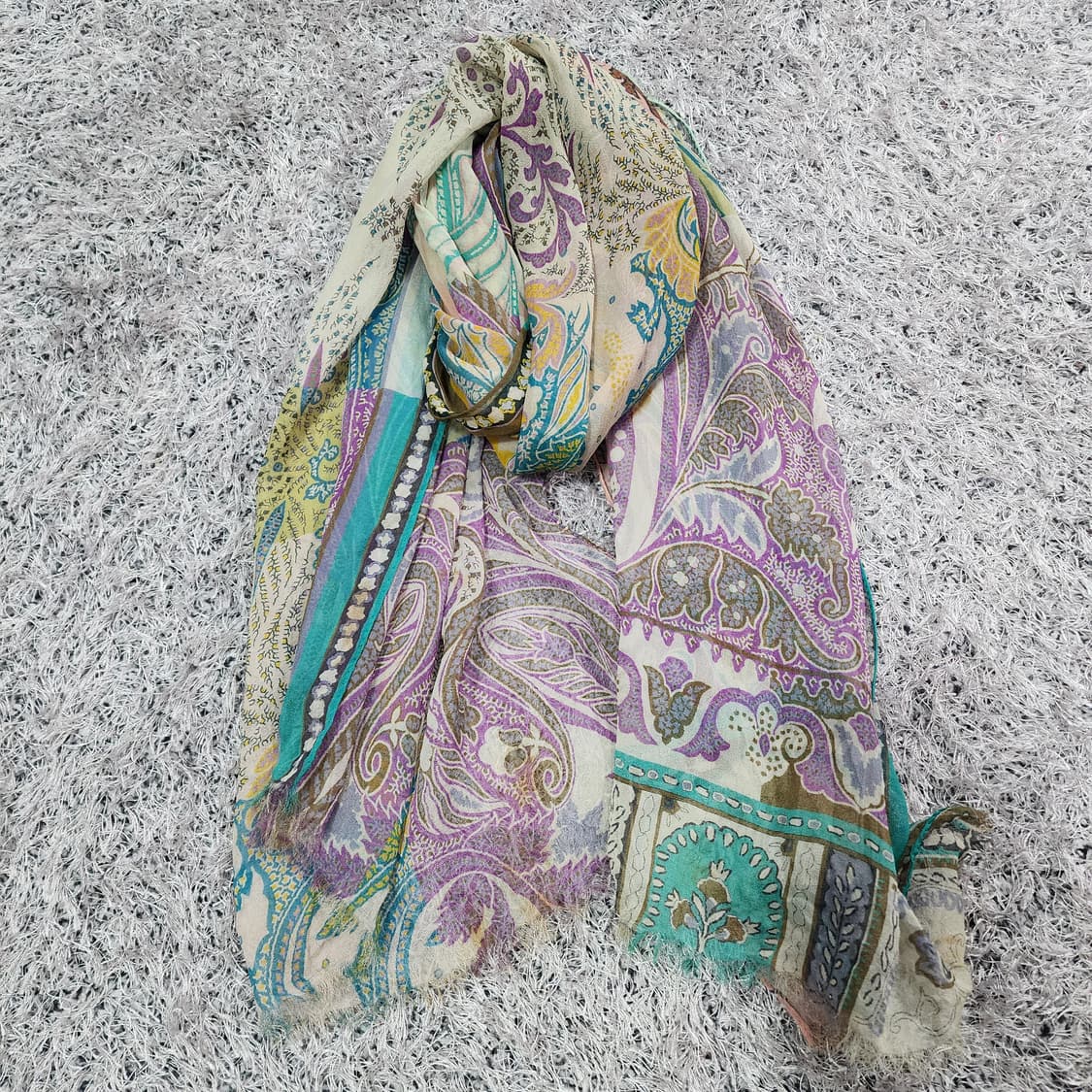 에트로 실크 스카프 상품이미지2