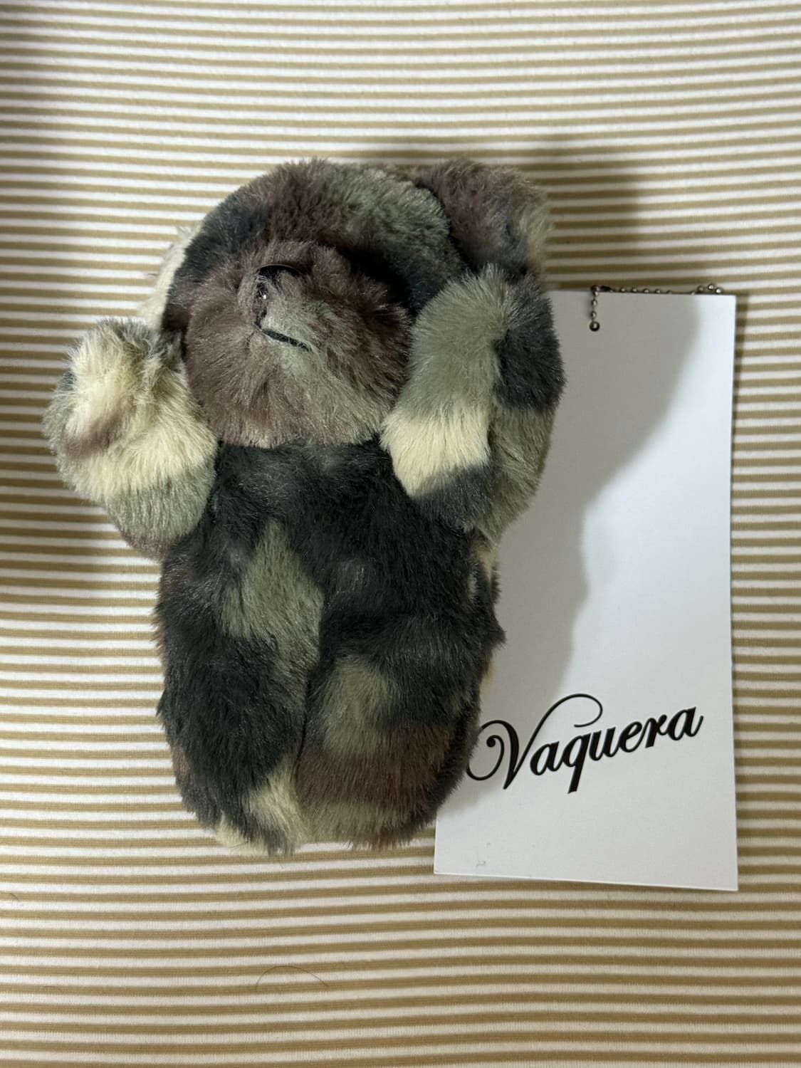 바퀘라 테디베어 백참 키링 카모 vaquera 상품이미지1