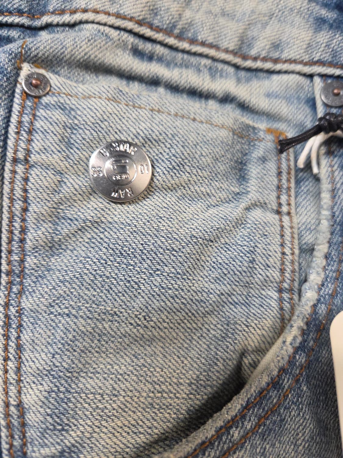 G-STAR RAW 워싱 데님 청바지(W34/L32)택없음) 상품이미지3