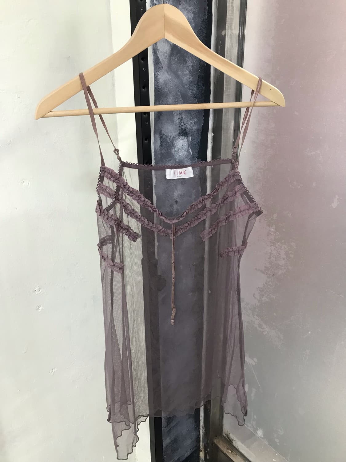 뮤트핑크 페어리 레이스 란제리코어 시스루 원피스 코디세트 상품이미지7