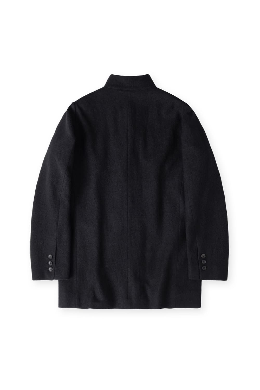 해칭룸 스탠드 카라 코트 상품이미지2