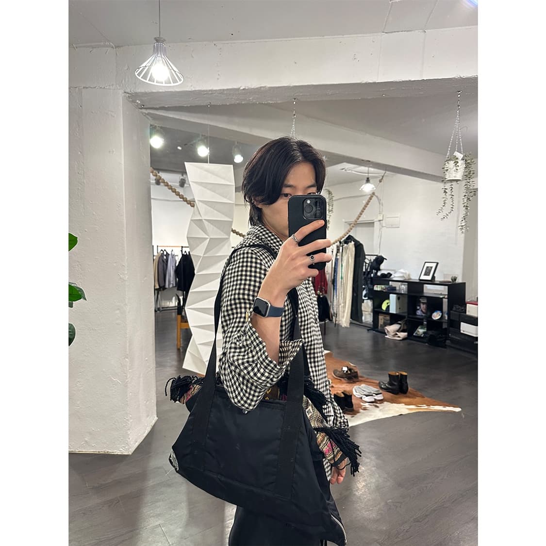 미하라 야스히로 러그 변형 토트백 상품이미지5