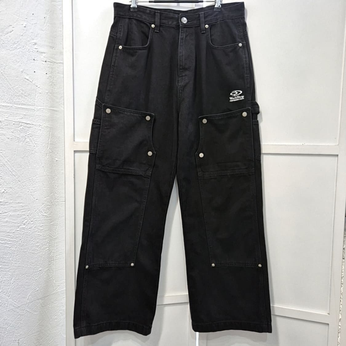 트래블 카펜더 블랙 데님 팬츠 남성 L 상품이미지1