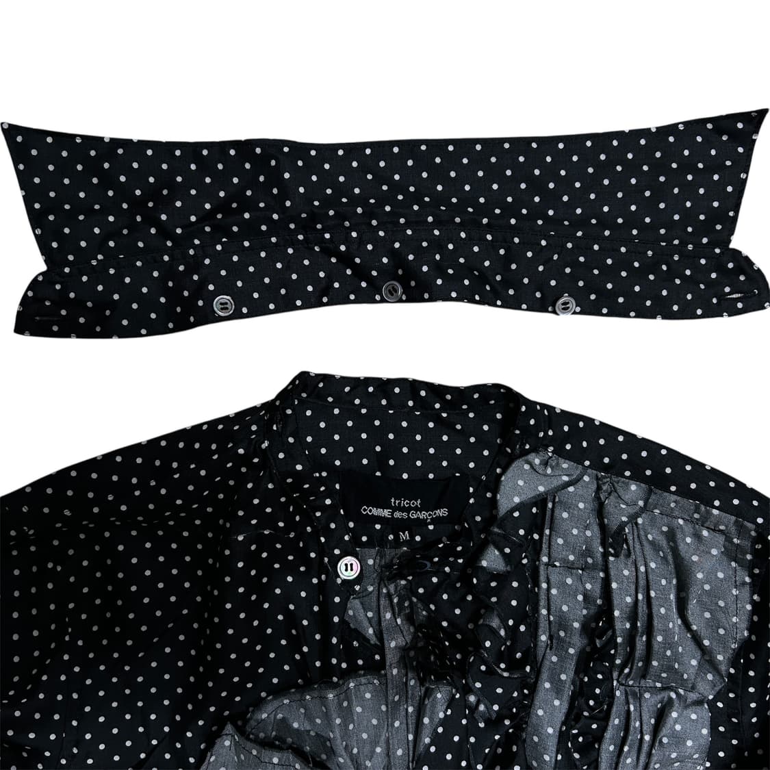 Tricot comme des garcons dot ruffle lace 상품이미지7