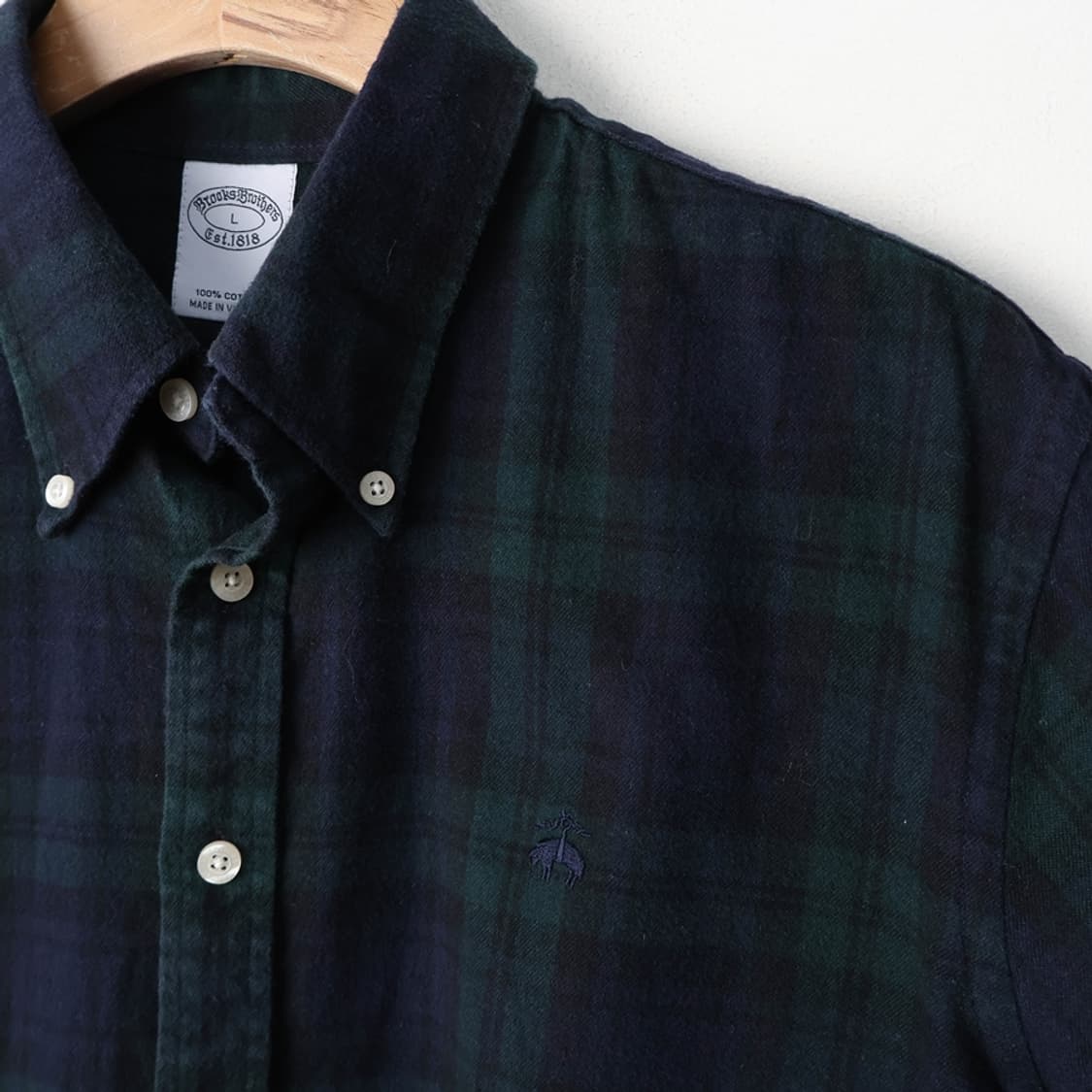 90/브룩스브라더스 체크 셔츠 상품이미지3