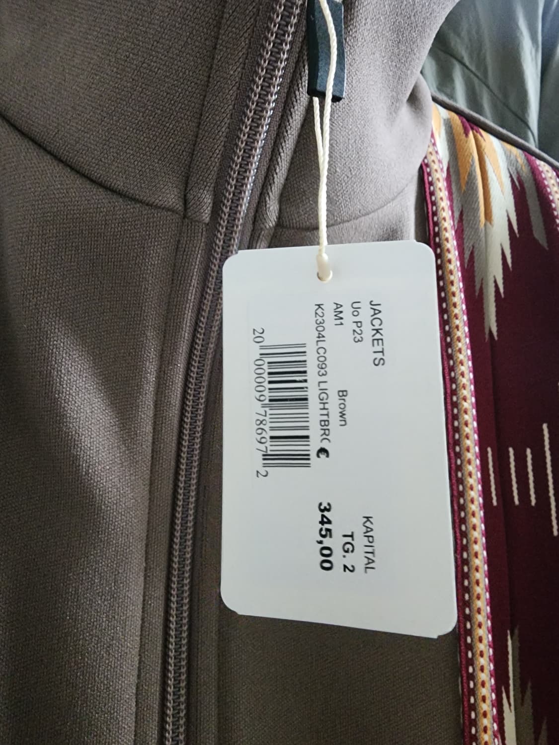 2)캐피탈 스무스 저지 코치 & 제피르 트랙 자켓 라이트 브라운 상품이미지3