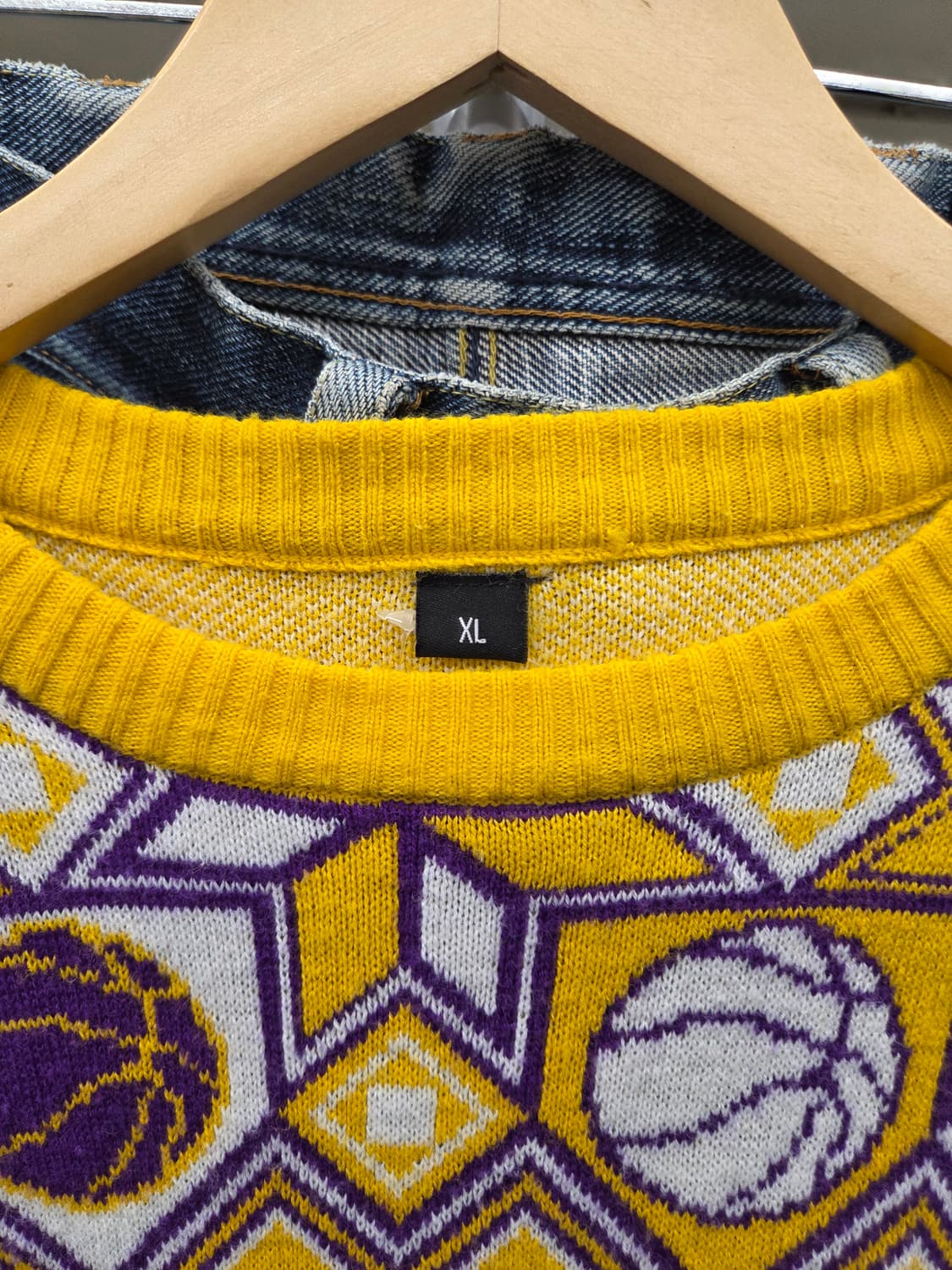 Lakers 레이커스 힙합 올드스쿨 니트 상품이미지7