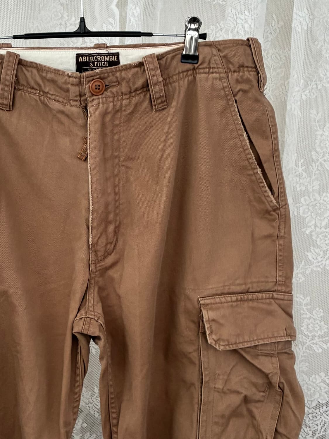34) 아베크롬비 카고 버뮤다 반바지 브라운 상품이미지3