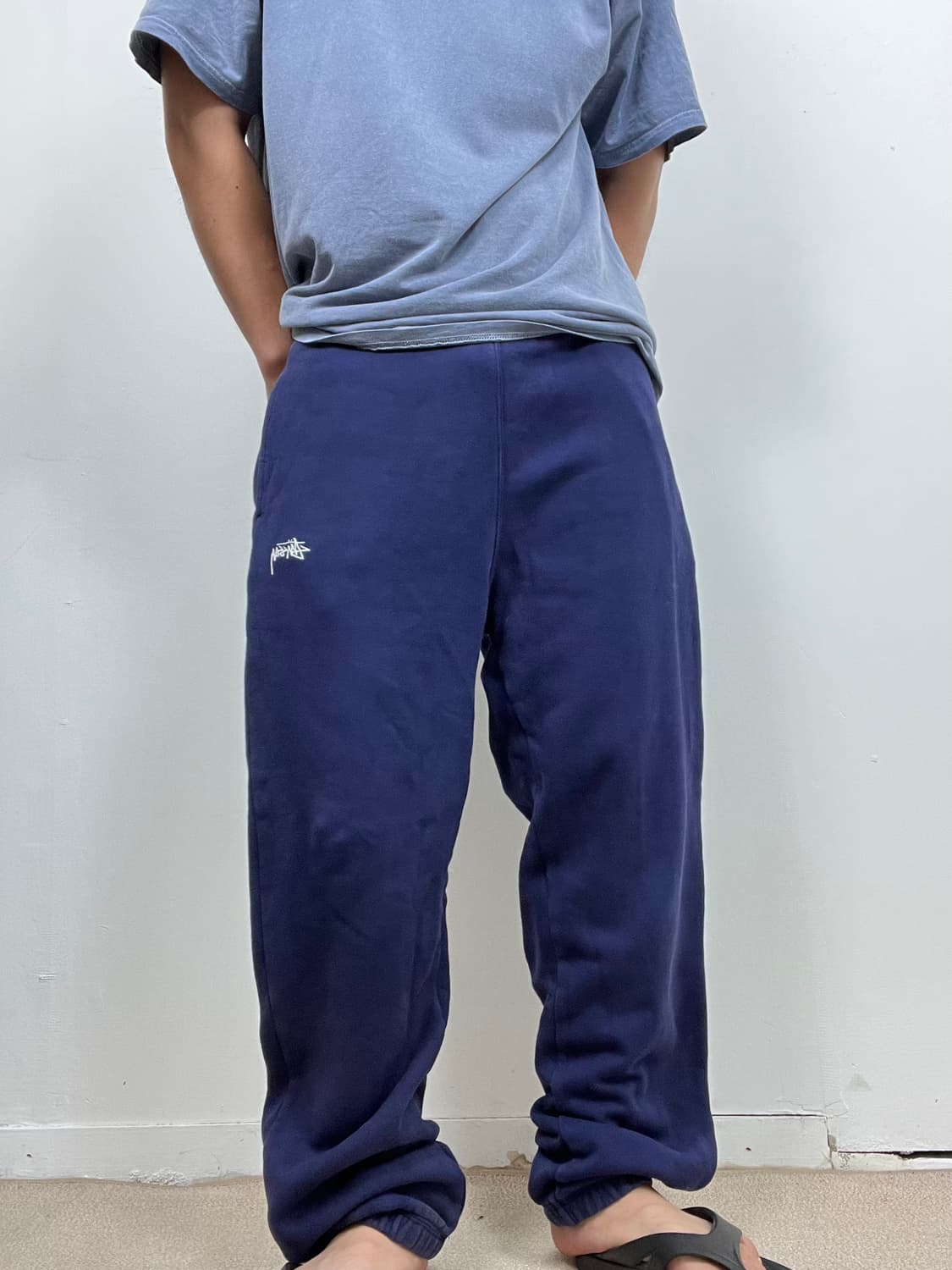 Stussy 스투시 스탁로고 조거 팬츠 상품이미지2