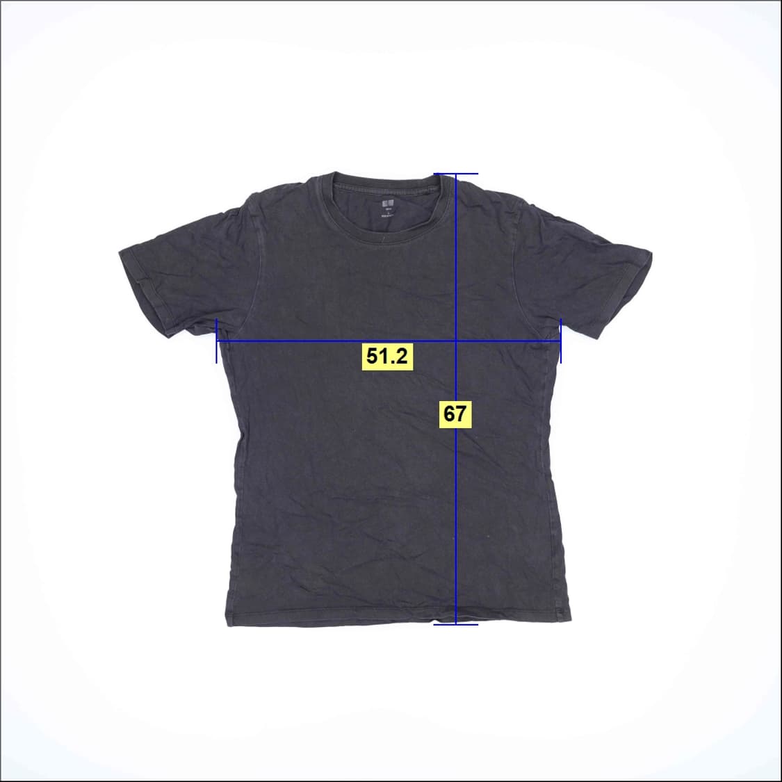 L 유니클로 코튼 반팔티 0417H1 상품이미지5