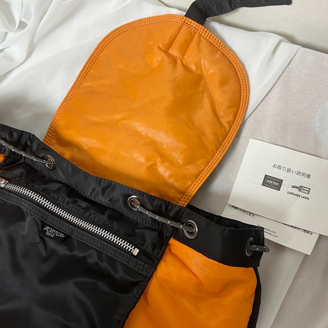 미사용급)PORTER 포터 탱커 백팩 럭색 지퍼형 상품이미지9