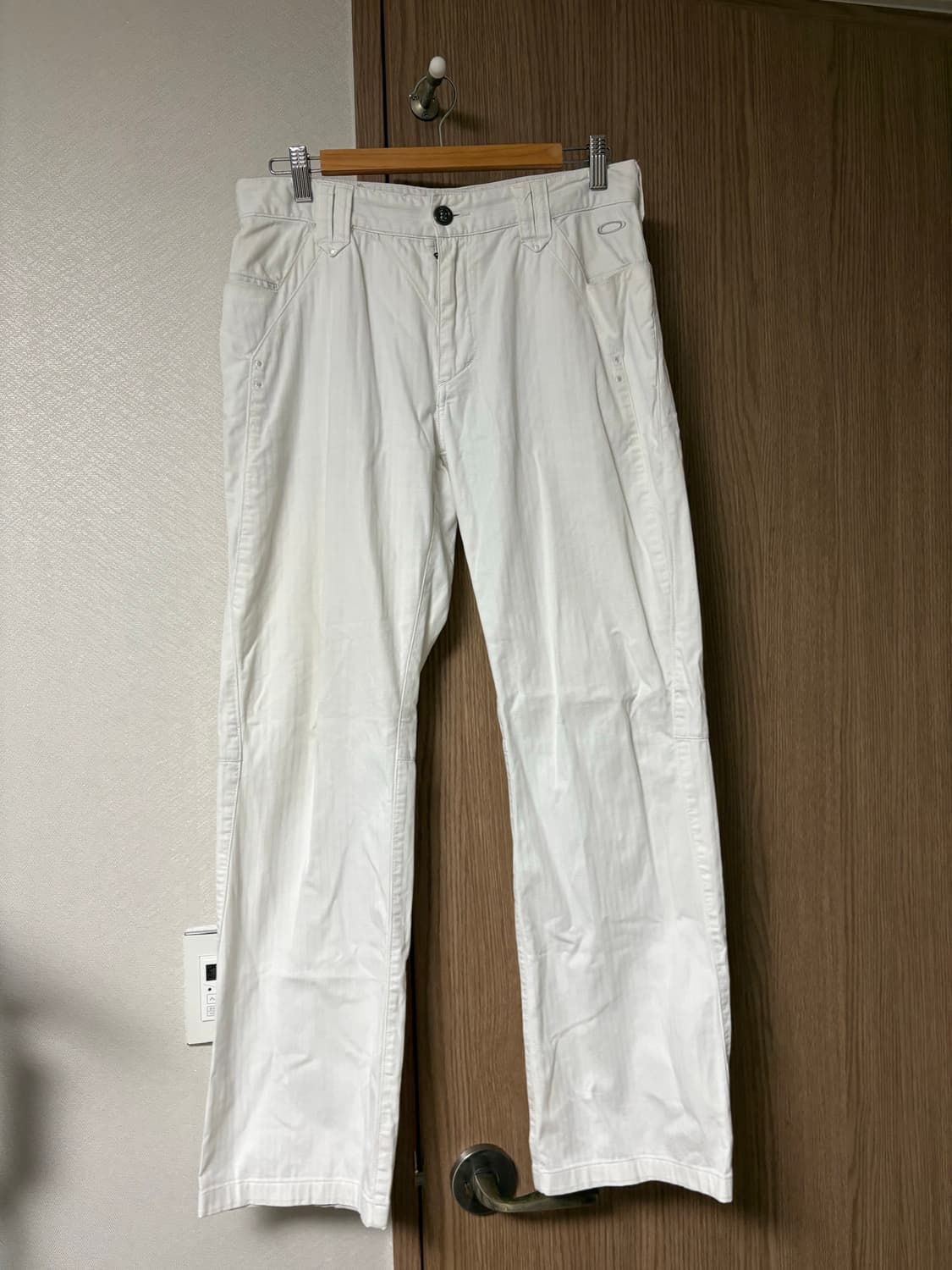 오클리 화이트 팬츠 M 상품이미지1