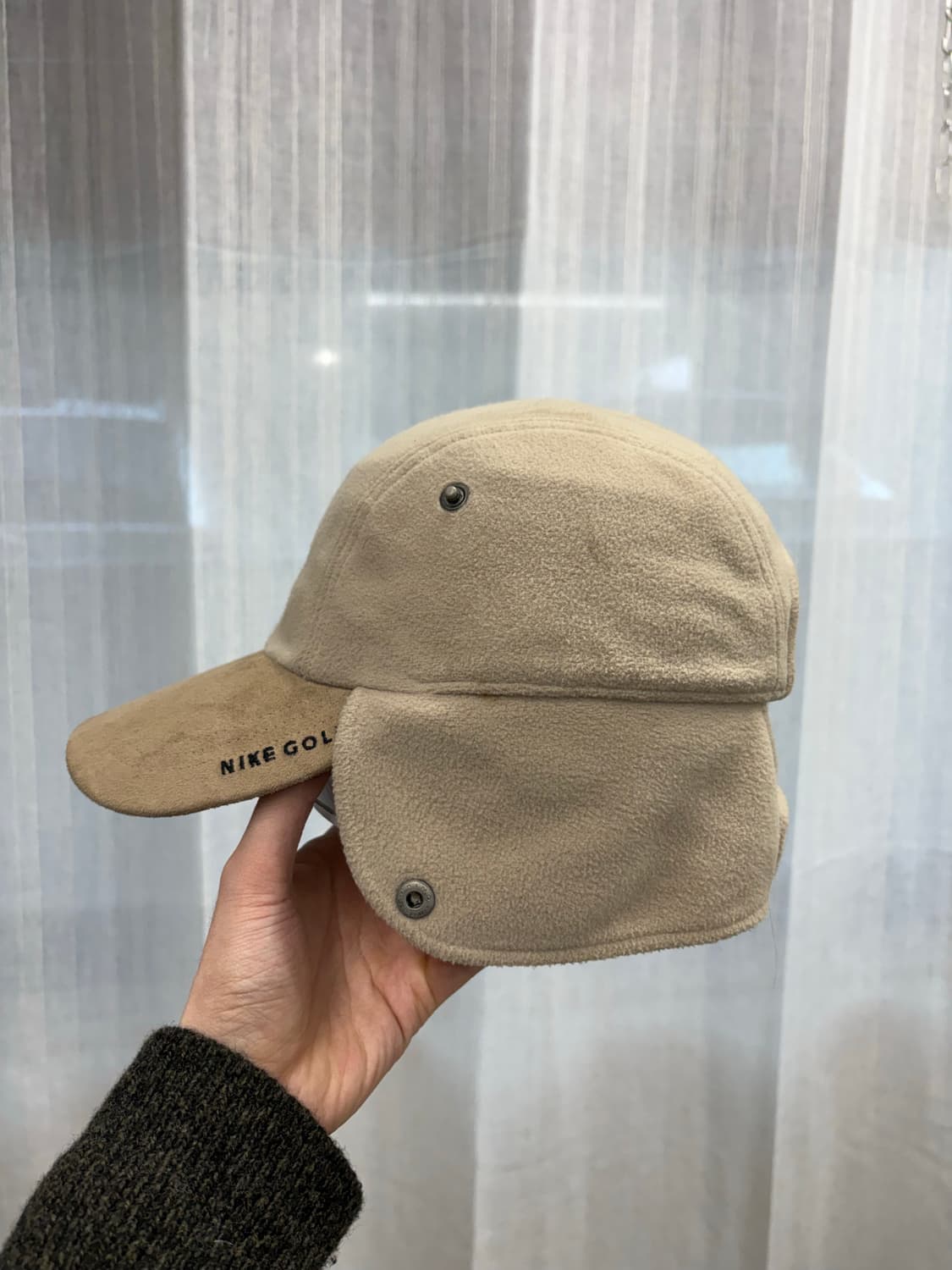 NIKE 나이키 골프 스우시 플리스 이어플랩 볼캡 모자 상품이미지3