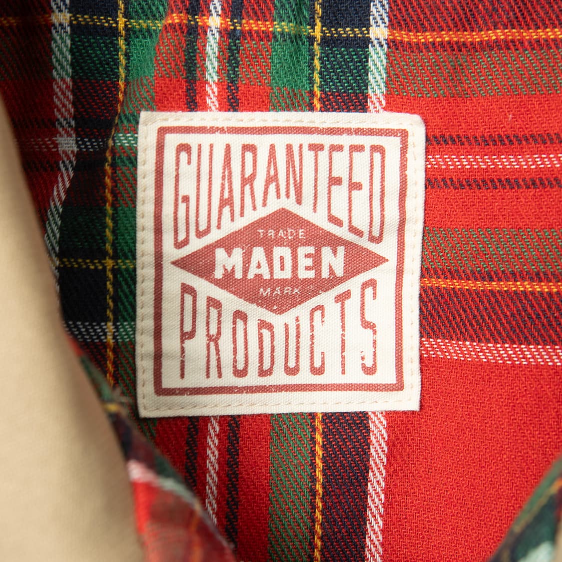 [110] MADEN 코튼 나일론 해링턴 자켓 베이지  상품이미지7