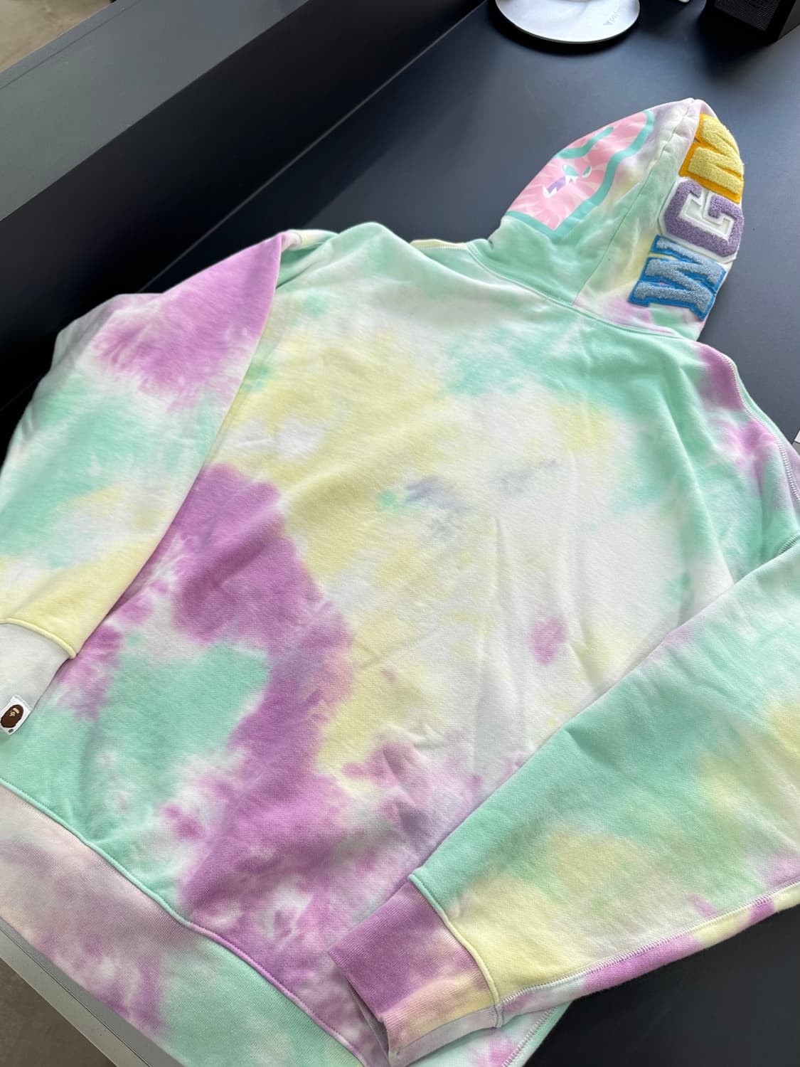 베이프 샤크 타이다이 풀 후드집업 상품이미지6