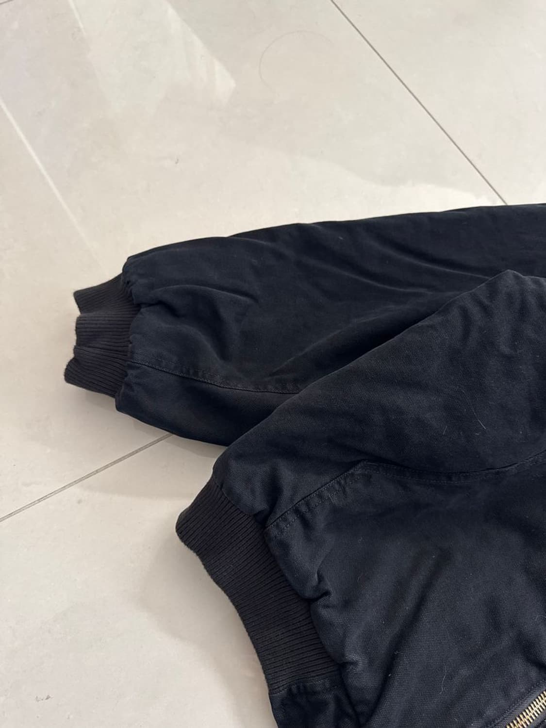 FAKE FUR ZIP UP HOODIE 투웨이 지퍼 후드티 블루종 상품이미지8