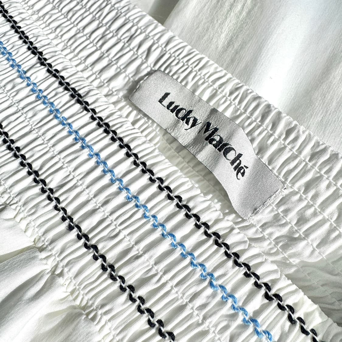 럭키마르쉐 24 스모킹 플레어 스커트 상품이미지4