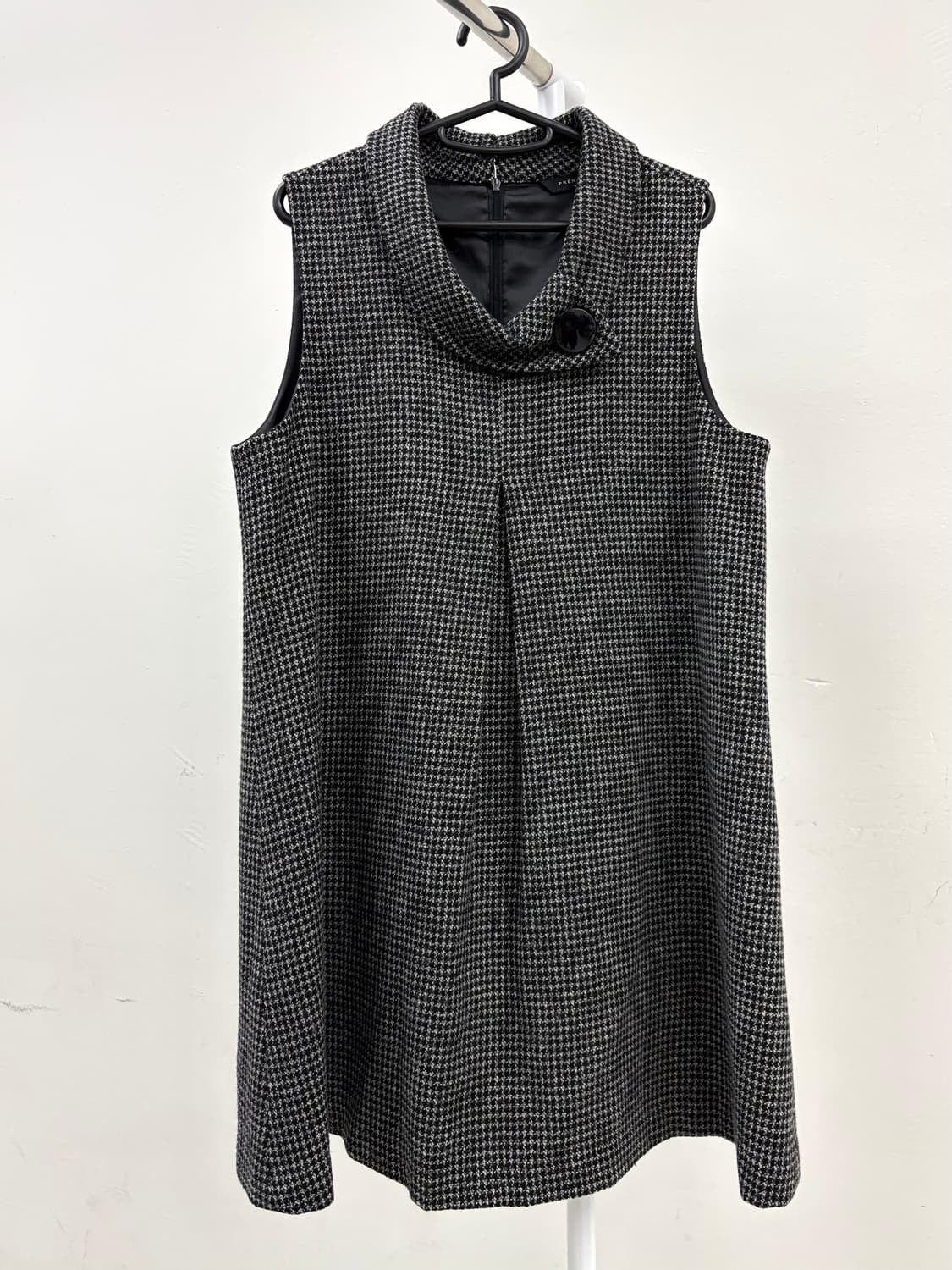 빈티지 차콜 울 슬리브리스 원피스 상품이미지4